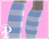 Blue Stripe Kneesocks