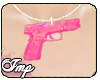 Ix]Pink Glock Necklace