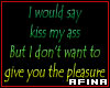 I would say....