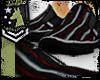 Black/Red Stipes Flats