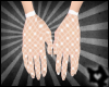 xox White Mesh Gloves