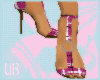 UB Plaid Pink Pumps