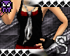 [S] Red Plaid Tank &Tie