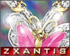 :z pi Butterfly Necklace