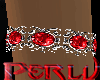 Gothic Red Armbands
