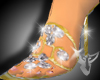 (T) Gold shoes