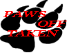 PAWPRINT TAKEN STICKER