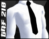 White Office Shirt + Tie