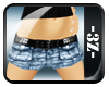 -3z- Blue Denim Shorts