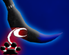 [N] Blue Punk Wolf Tail