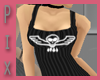 |Px| Black Skull Vest