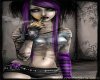 Cool Purple Goth Chick