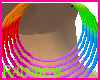 Rainbow 6 Hoop Earings