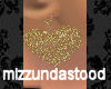 Gold heart Earrings