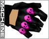 DEATH-FIST w PINK skulls