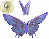 2 Pastel Butterflies