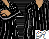 (R)Black Striped T-Shirt