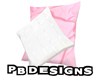 PB Pink Satin Throws
