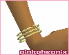 Sparkling Gold Bangles