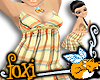 [Foxi]plaid dress yellow