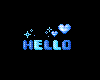 Tiny Blue Hello