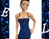Blue Jeweled Dress