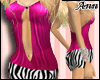 ANN Zebra Dress PINK