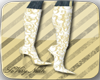 white designer boots