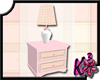 Pink Plaid Nightstand