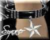 SYN-PVCStuddedStarCollar