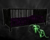 Purple & Black Crib