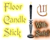 Floor Candle Stick Black