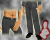 Grey w/Yellow Suit Pants