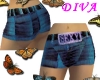 Jeans Shorts W/ Sexy Blt
