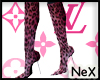 *Pink Leo stilettos*