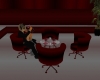 SET TABLE DIAMOND RED
