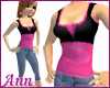 Chick top n Capri PINK