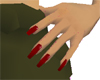Dark Red Nails