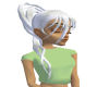 white hair style woman