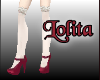 Red Silk Loli MaryJanes