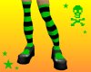 Green-Striped Stockings