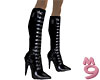 Stiletto Kneeboots PVC BK