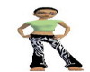 black tribal pants
