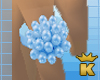 {K} Blue Pearls Ring