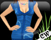 *Knit* Short Dress Blue