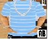 Light blue T shirt!