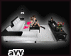 12Poses romant couch set