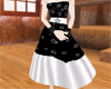 Hepburn style B&W Dress