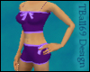 purple short outfit