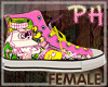 pink cute converse